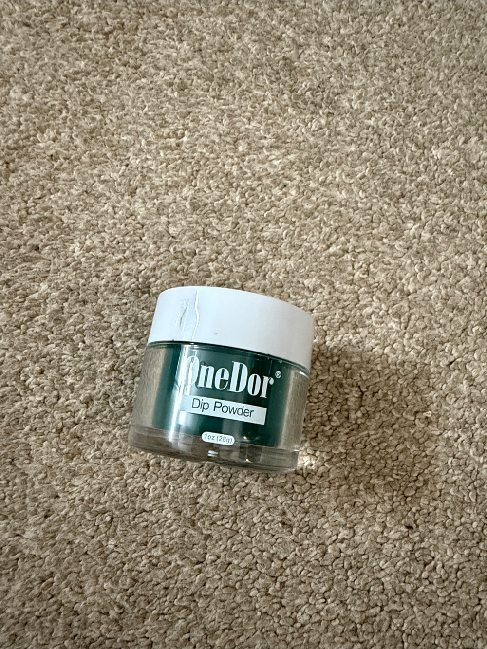 OneDor Dip Powder - Teal Green Nail Powder